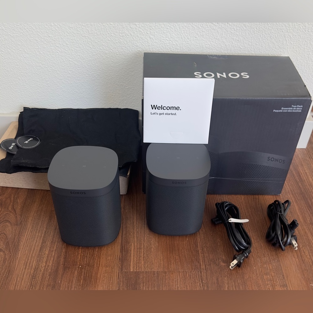 Sonos One SL - 2 Pack Shadow Edition - Black

NO Alexa / NO Voice Command